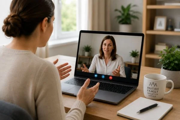 Image of online mediation Cardiff book in NOW